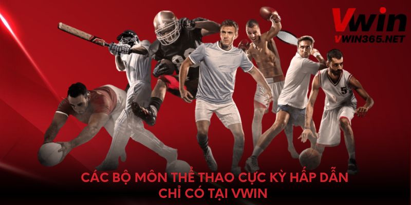 Các bộ môn thể thao cực kỳ hấp dẫn chỉ có tại Vwin