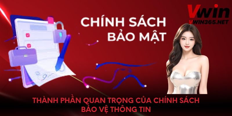 Thành phần quan trọng của chính sách bảo vệ thông tin